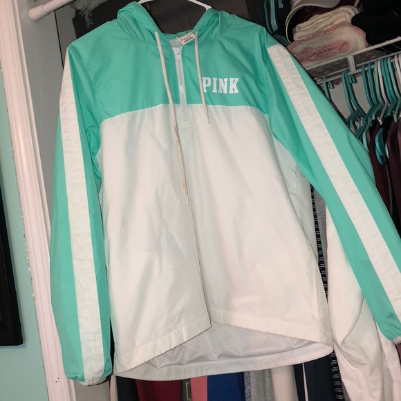 PINK Victoria's Secret Tops - Victoria secret raincoat pullover